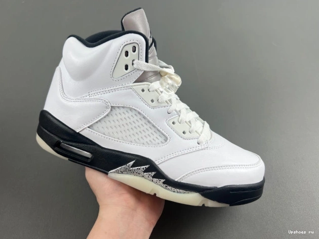 and Black"  Retro DD0587-110 Jordan 5 "White  0817
